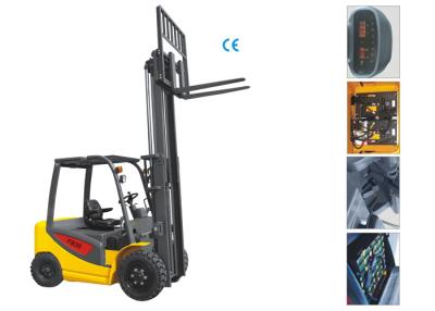 China Lifting 6 Meters 3 Ton Electric Forklift , Triplex Wide View Mast Small Electric Forklift for sale