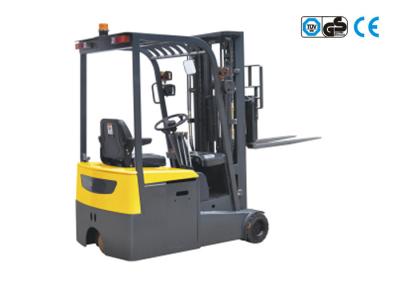 China 3 wheel Electric forklift truck , 1.5 Ton forklift truck for narrow aisle for sale