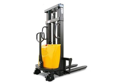 China 1500kg Semi Electric Pallet Stacker Manual Driving With Max Lift Height 2500mm for sale