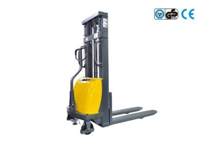 China Easy Operating Super Light 1000kg Semi - Electric Stacker , Standard Fixed Forks for sale