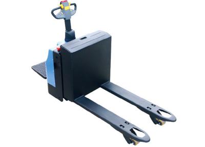 China 2 Ton Standing Type Electric Pallet Truck With Voltage Capacity 24V 210Ah for sale