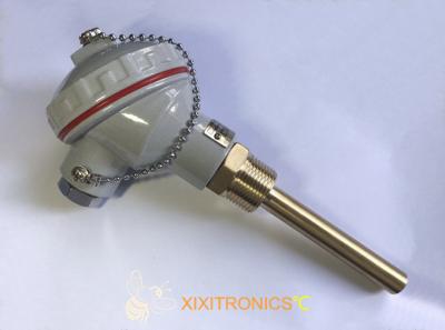 China PT500 Platinum RTD Temperature Sensors for Nuclear Power Plant with General Purpose Heads for sale