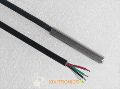 China 4 Wire Platinum RTD Temperature Sensors PT100 PT1000 Series for sale