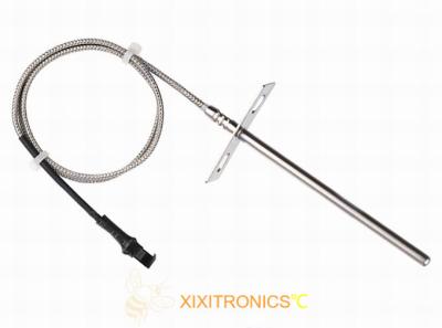 China High Temperature Flanged Rtd Pt 100 Sensor PT1000 Probe For Electric Oven for sale