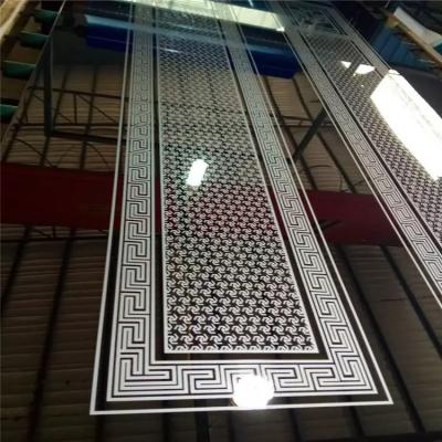 China Fireproof Elevator Etched Stainless Steel Sheet PVD Coating Acid Resistant for sale