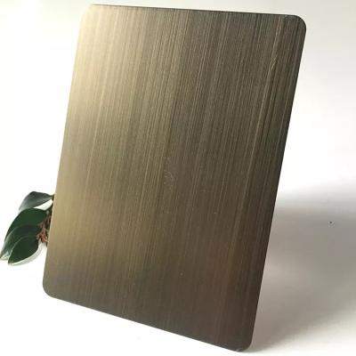 China Decorative 3D Antique Stainless Steel Panels Thickness 0.3-3mm Durable for sale