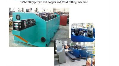 China 110kw Motor Power Two Roll Mill Machine High Efficient For Copper Rod for sale
