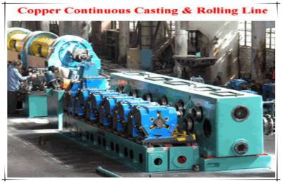China Oval Circular Holes Φ250 Cold Rolling Mill , Copper Rod Two Roll Mill for sale