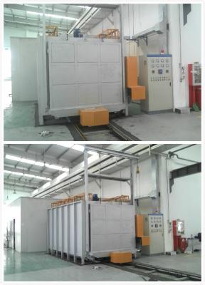 China High Temp Bogie Hearth Furnace Fully Automatic Control Large Loading Capacity for sale
