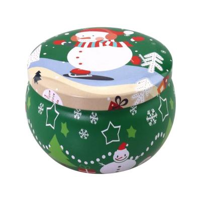 China Customized Metal Environmental Friendly Tin Gift Box For Christmas Halloween Candy for sale
