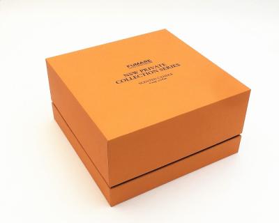 China Leather Paper Custom Luxury Gift Box Bronzing Logo Jewelry Box Set for sale