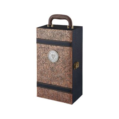 China Gift Leather Wine Box With Accessories And Wine Sets 750ml Wine Bottle for sale