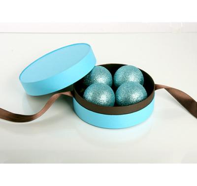 Chine Tube de luxe de papier de carton empaquetant la boîte ronde à chocolat avec le couvercle à vendre