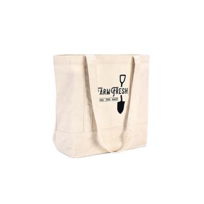 China Saco de Tote Bags Pure Cotton Canvas das mulheres do ombro da praia com logotipo impresso à venda
