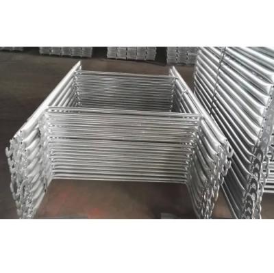 China Pre Galvanized Steel Tubular Frame Scaffold Main Frame Scaffolding Q235 Te koop