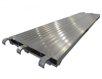China Plancha de andamios de aluminio resistente a la corrosión para la construcción de soporte en venta