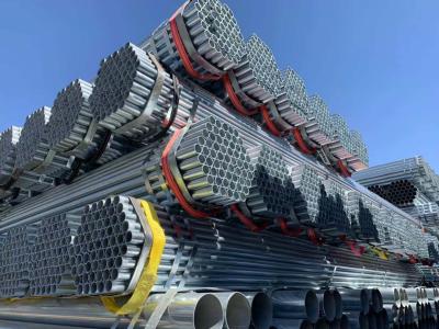 Chine 6.4 kg/m Tubes d'échafaudage galvanisées en métal avec 420N/mm2 tuyau en acier d'épaisseur 3,2 à vendre