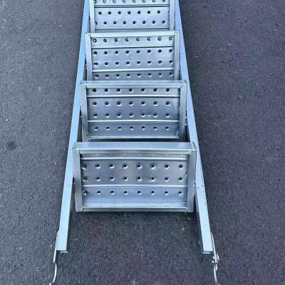 China Scaffolding Climbing Platforms HDG Coating For Durability Scaffold Platform Ladder for sale