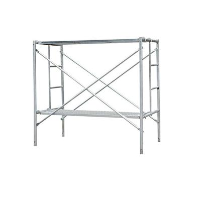 China American 1700mm 1219 Painted Galvanized Steel Ladder Frame Scaffolding Frame Ladder Frame à venda