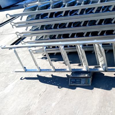 China Escadas de andaimes de prata com capacidade de carga de 150 kg para construção versátil à venda