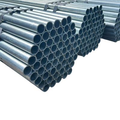 Cina Hot Dipped Galvanized Iron round pipe/Galvanized erw Steel Tubes in vendita