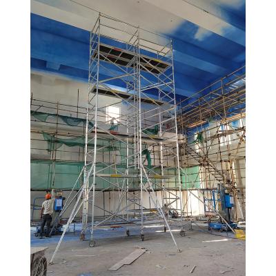 Κίνα Scafold / Ladder Frame Aluminium Scaffolding Ladder Mobile προς πώληση
