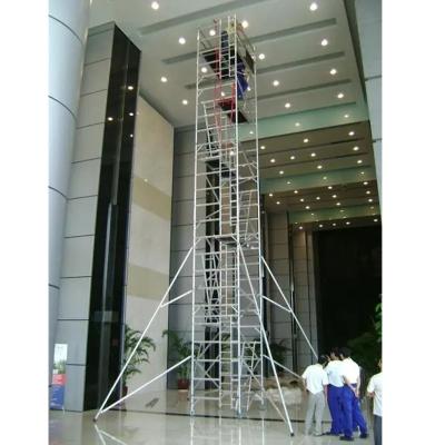China Partes de andamios Escafandra Escalera Marco de andamios Material de andamios Cruz de soporte Torres de apoyo en venta