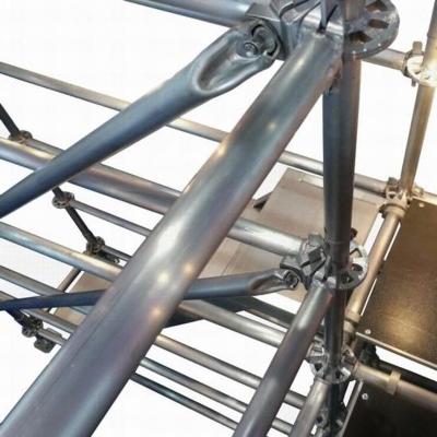 China Galvanized Q235 Steel Hot Dip Galvanzied Ringlock / Steel Ringlock Scaffolding for Architecture for sale
