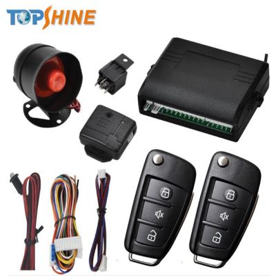 China GPS Smart PKE Car Alarm With Central Door Lock System Siren Relay Indicate Light for sale