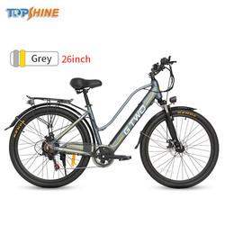 China 500W 48V Ladies Electric City Bike With Removable Lithium Battery GPS stereo speaker for sale