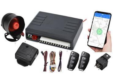 China Seguimiento de fijación central universal de Immobiliser Kit Alarms System With Gps de la puerta de coche en venta