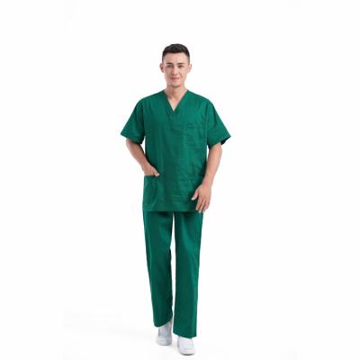 中国 scrub suit uniform Hospital Uniforms Medical Scrubs Nurse Short Sleeve Top Joggers Scrubs Suit Women Scrubs Uniforms Set 販売のため