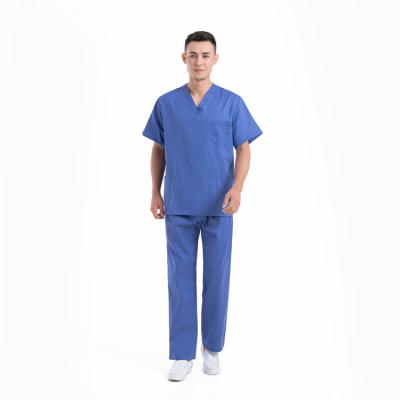 China Hospital Private Label Uniforms Medical Scrubs Uniformes Wholesale Short Sleeve Medical Uniforms Nursing Scrubs Sets for sale