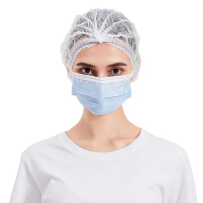 China Level 1/2/3 Haixin antibacterial disposable surgical 3 ply face mask anti mers nonwoven medical face mask for sale