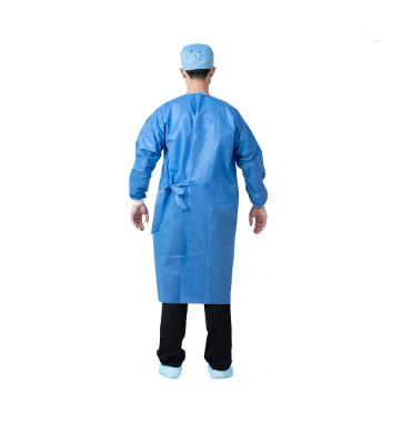 China nível descartável não estéril impermeável 2 do vestido cirúrgico AAMI à venda