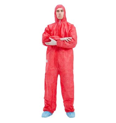China Type 4/5/6 Disposable Protective Coverall With Shoe Cover for sale