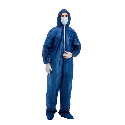 China Waterproof Disposable Protective Coverall 50gsm For Laboratorial for sale