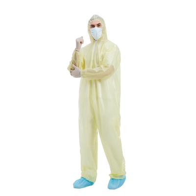 China Anti Pollution Disposable Protective Coverall With Hood for sale