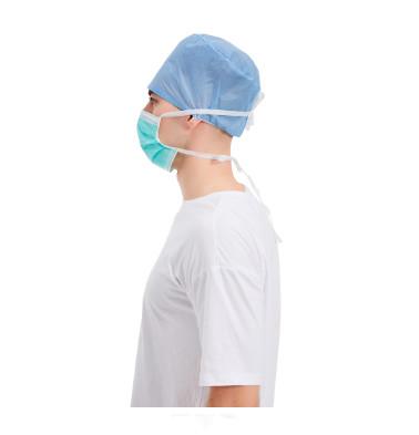 China máscara protetora cirúrgica clínica 3 dobras, máscaras descartáveis do hospital 17.5x9.5cm à venda