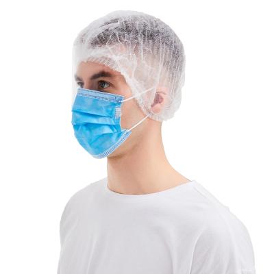 China Máscara protetora descartável de FDA 17.5*9.5cm do CE estrutura de 3 dobras à venda