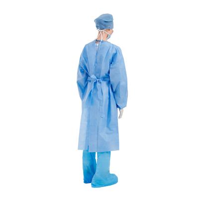 China Thumbs Up Polyethylene Isolation Gown for sale