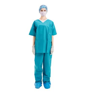 China Non Woven Disposable Scrub Suits , SMS Medical Scrub Sets for sale