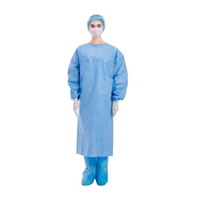 China antistatic Unisex SMS Disposable Surgical Gown For Hospital for sale
