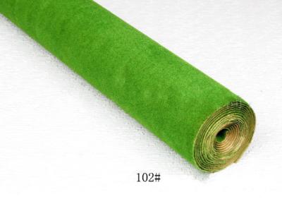China 102#(light green) grass mat,architectural model materials,landscape material,grass mat,model stuffs for sale