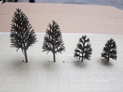 China 1:1000plastic tree arm,tree trunk,miniature artifical tree arm,fake trees,model stuff for sale