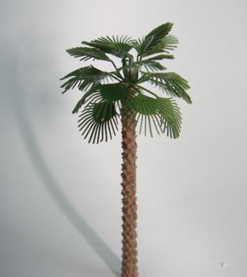 China 1:150 copper palm  tree--1:50 model metal tree,miniature artificial tree,metal model palm trees,building model trees for sale