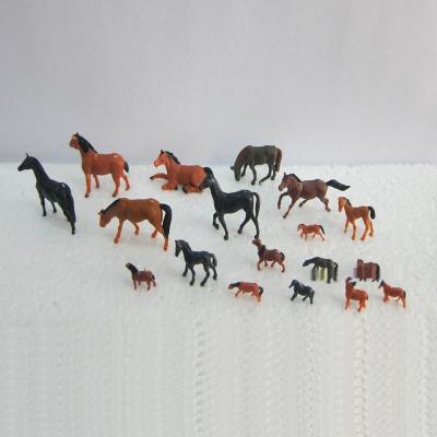 China cavalo da cor do 1:87---HO os animais, cavalos pintados, 1/87 de cavalo, cavalos do ABS, escalam cavalos diminutos à venda