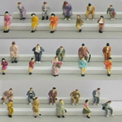 China figuras assentadas 1:87 do boutique--escale figuras, 1/87 de figura, pessoa modelo, figuras da cor HO à venda