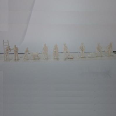 China figuras brancas da estrada de ferro do 1:87--as figuras figuras modelo HO miniatura da escala da escala figuram à venda