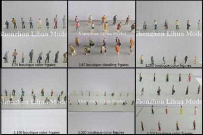 China all scale  boutique figures--1:200color figures,painted figures,scale figures,model figures for sale